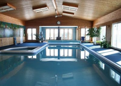Multi Family Resort Cottage With Huge Pool - STAY SAFE CHLORINATED POOL WATER KILLS ALL VIRUSES, pic of inside pool
